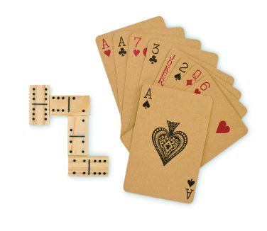 Логотрейд pекламные cувениры картинка: Domino and cards set